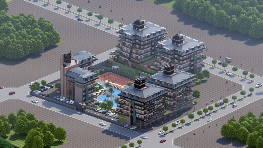 Маштабный жилой комплекс премиум-класса с инфраструктурой  пятизвёздочного отеля! 
