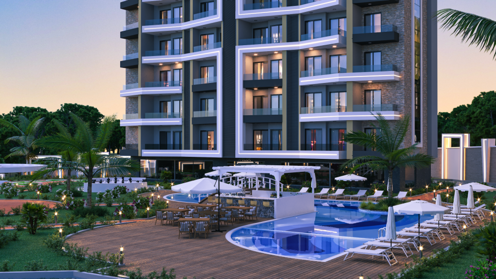 Luxury Housing Project in Avsallar, Alanya with 10% Advance 36 Month Maturity Opportunity