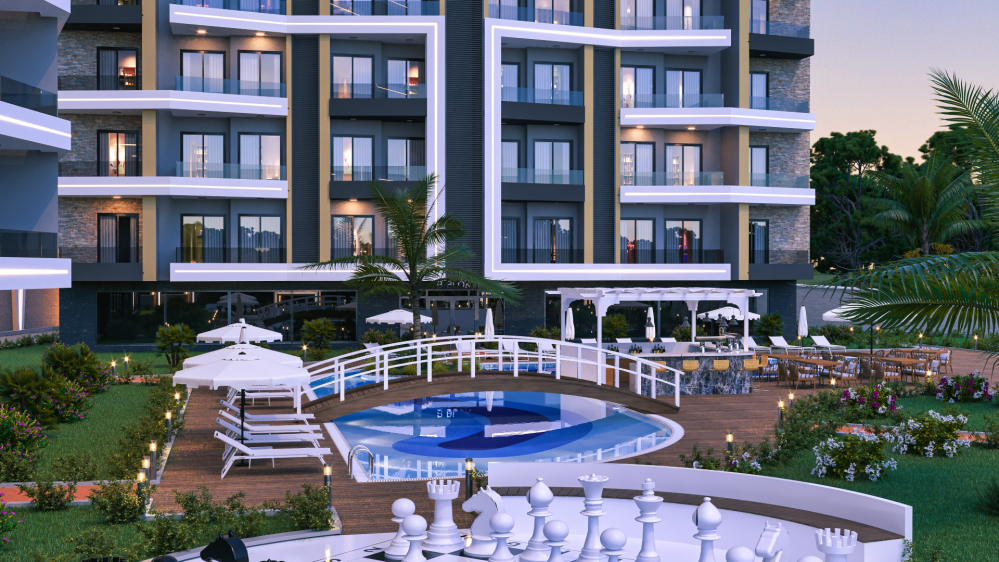 Luxury Housing Project in Avsallar, Alanya with 10% Advance 36 Month Maturity Opportunity
