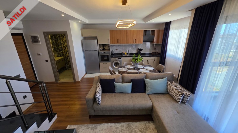 Furnished 2+1 Duplex Apartment for Sale in Alanya Payallar | Pool Residence & High Investment Potential