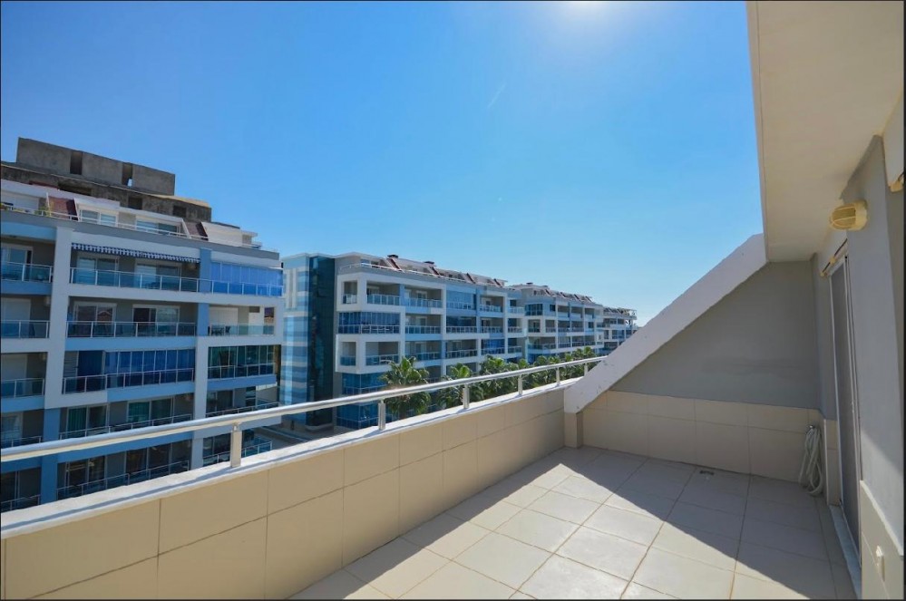 Furnished 3+1 Duplex Apartment For Sale In Alanya Kestel | 300 Meters To The Sea | Aura Blue Residence