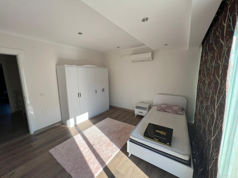 Furnished 3+1 Duplex Apartment For Sale In Alanya Kestel | 300 Meters To The Sea | Aura Blue Residence