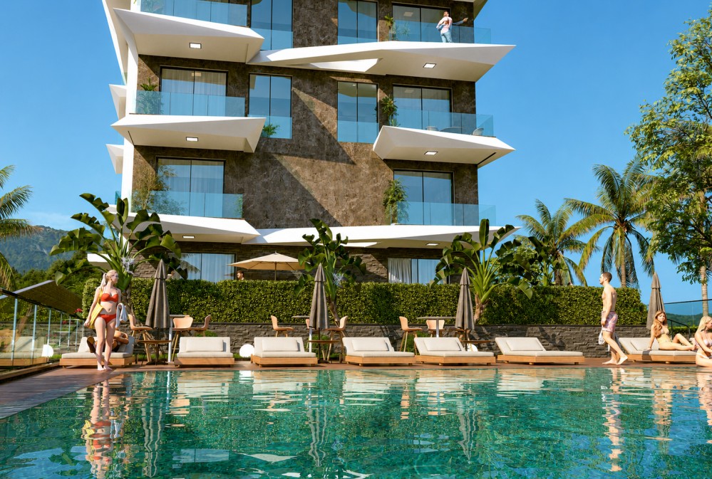 Boutique Apartments for Sale Near the Beach in Kestel, Alanya