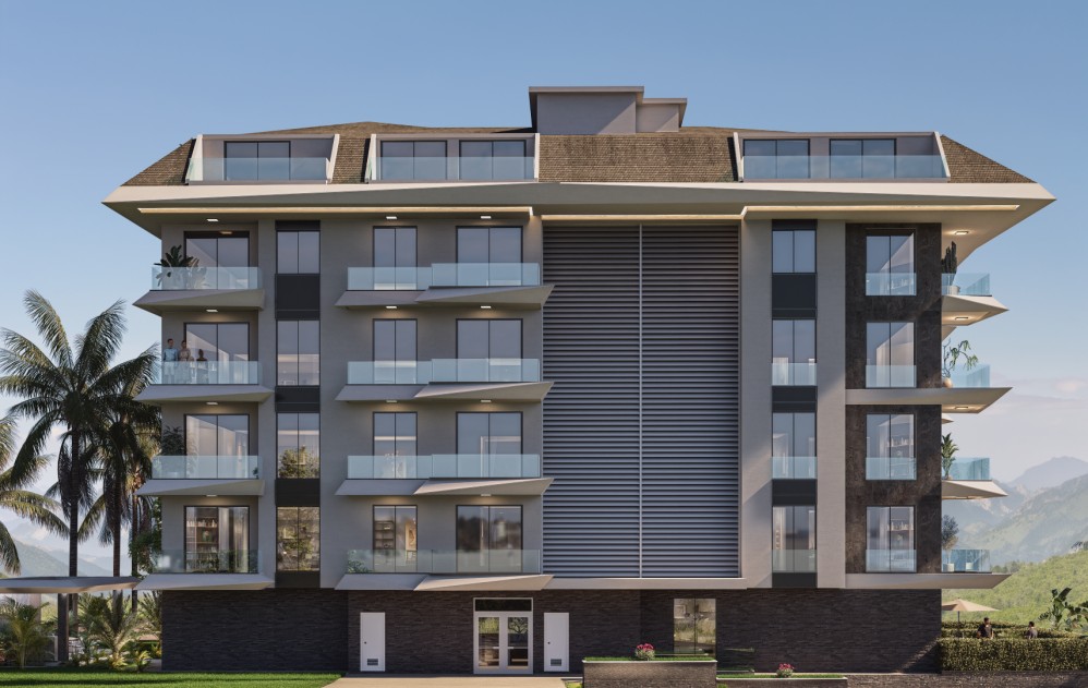 Boutique Apartments for Sale Near the Beach in Kestel, Alanya