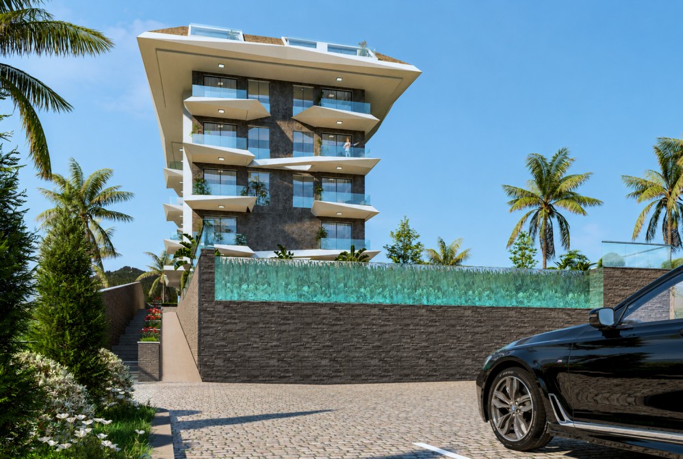Boutique Apartments for Sale Near the Beach in Kestel, Alanya