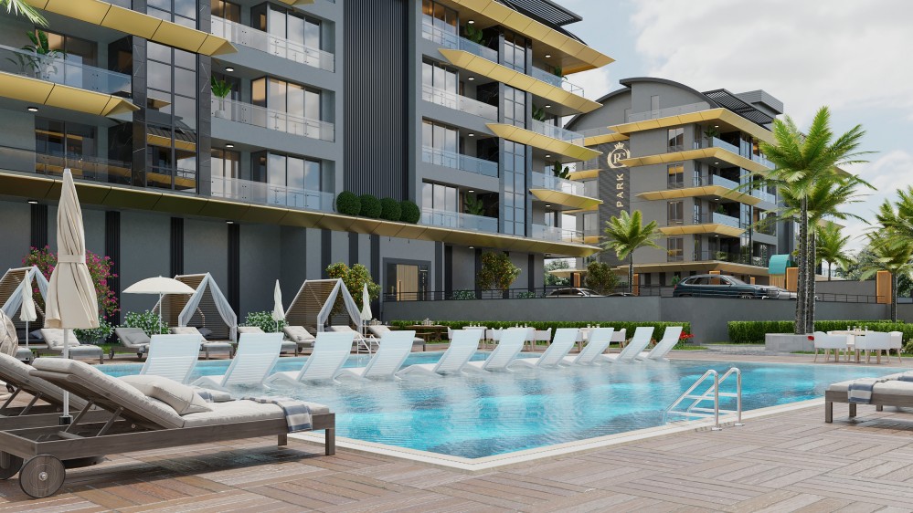 200 m zum Meer, möblierte 1+1, Kargicak – 93.000 € 