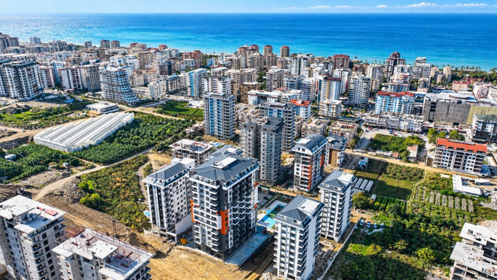 Mahmutlar – denize 600 m10th floor, 3-year rent guarantee