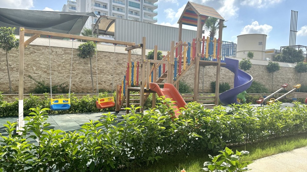 Avsallar site, çocuk oyun parkı9th-floor 1+1, 30% down + 24 months at 0%