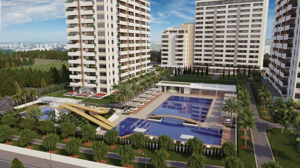 Mersin Tece’de Deniz Yakını 1+1 ve 2+1 Rezidans Projesi – MB AZURE RESIDENCE