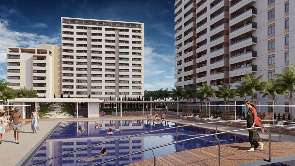 Mersin Tece’de Deniz Yakını 1+1 ve 2+1 Rezidans Projesi – MB AZURE RESIDENCE