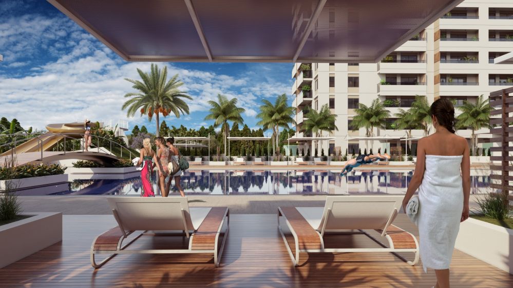 Mersin Tece’de Deniz Yakını 1+1 ve 2+1 Rezidans Projesi – MB AZURE RESIDENCE