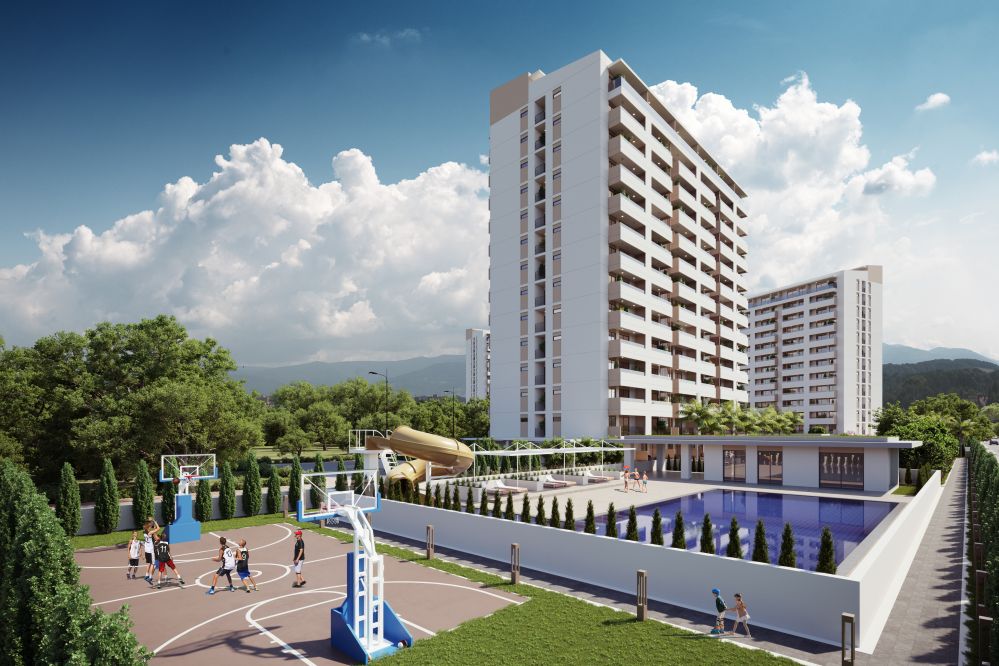 Mersin Tece’de Modern 1+1 Rezidans Yaşamı – Deniz Yakını Konforlu Proje