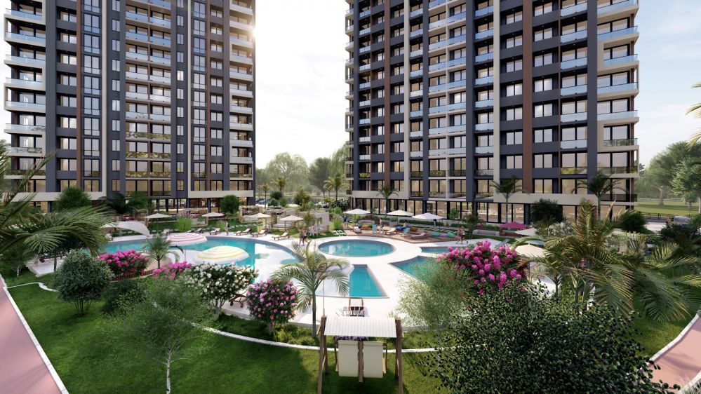 Mersin Erdemli Arpaçbahşiş’te Modern 1+1 ve 2+1 Daireler