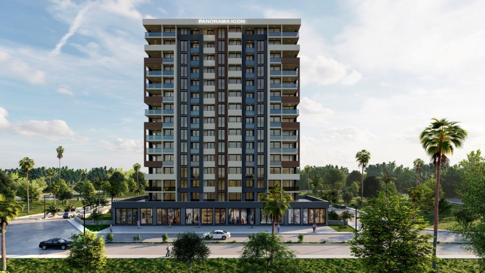 Современные квартиры 1+1 и 2+1 в Тедже, Мерсин