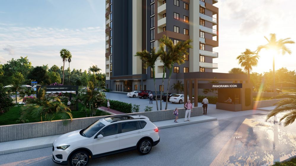 Современные квартиры 1+1 и 2+1 в Тедже, Мерсин