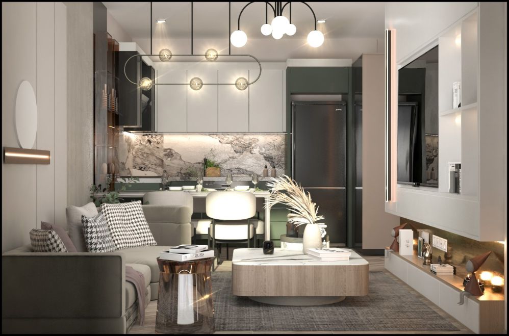 Современные квартиры 1+1 и 2+1 в Тедже, Мерсин