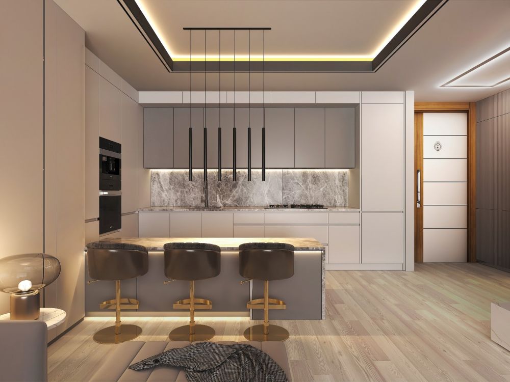 Современный жилой комплекс рядом с морем в Мерсине Тедже