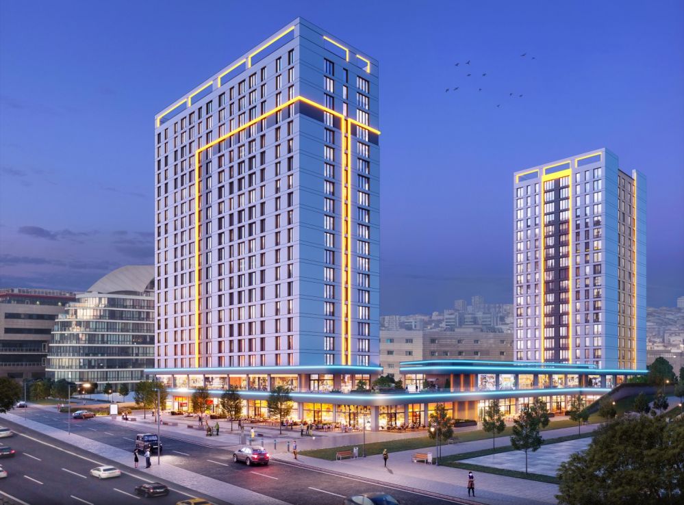 Flat 24 Luxury Residence Project in Basın Ekspres Istanbul