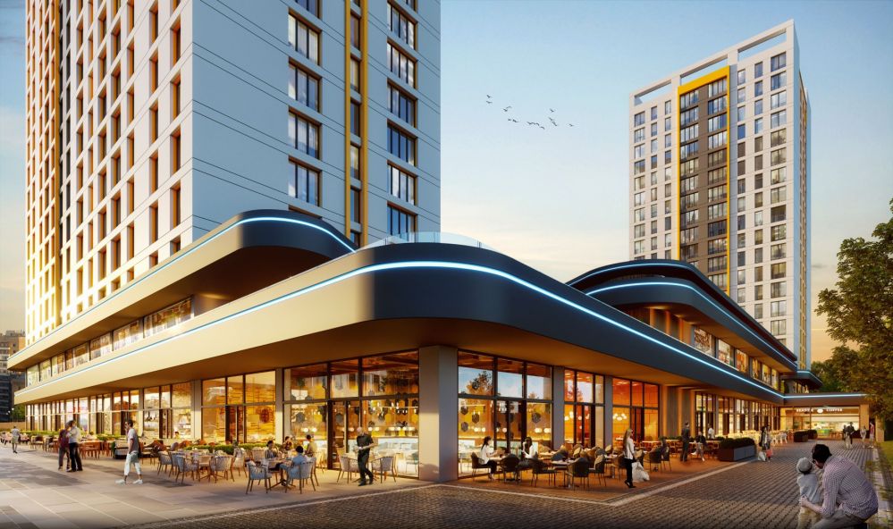 Bağcılar Basın Ekspres’te Sosyal Tesisli FLAT 24 Konut Projesi