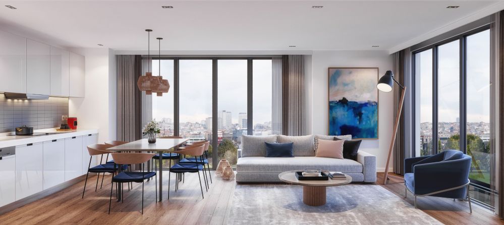 Flat 24 Luxury Residence Project in Basın Ekspres Istanbul