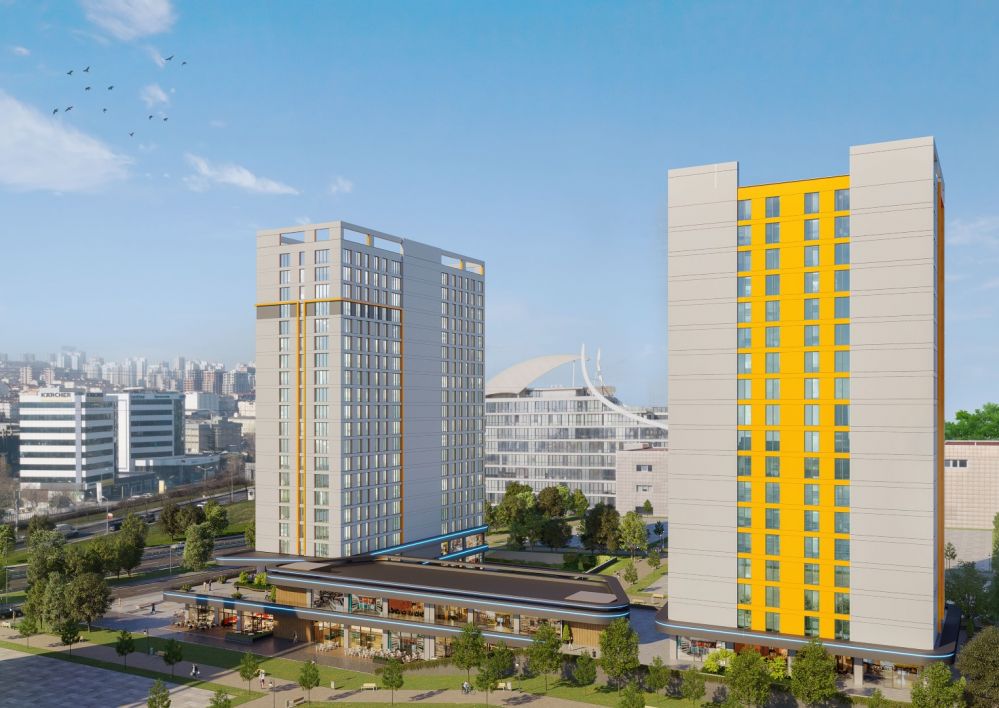 Элитный жилой комплекс Flat 24 в районе Басын-Экспресс Стамбула