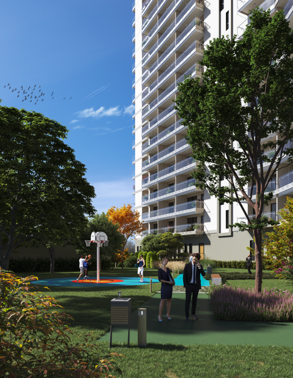 Istanbul Maltepe Sea and Princes Islands View Modern Residence Project
