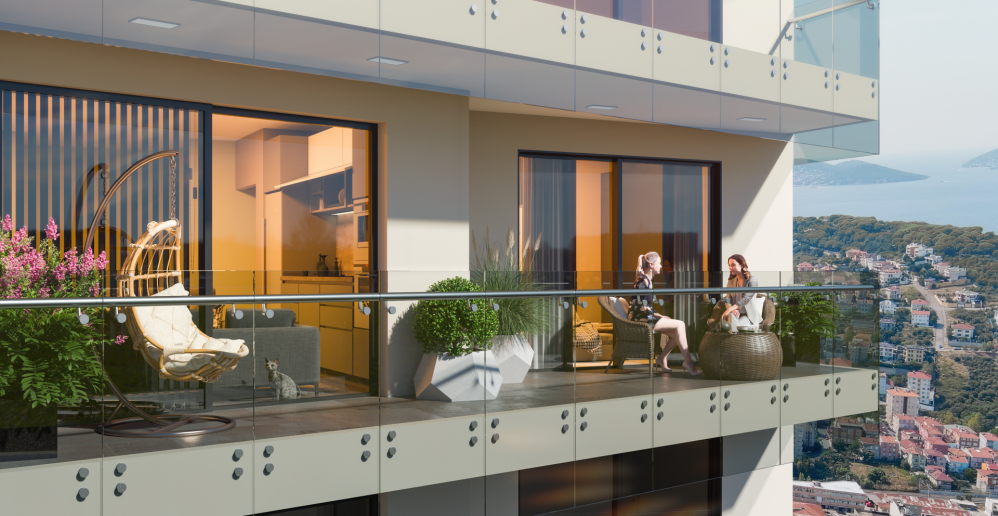 Istanbul Maltepe Sea and Princes Islands View Modern Residence Project