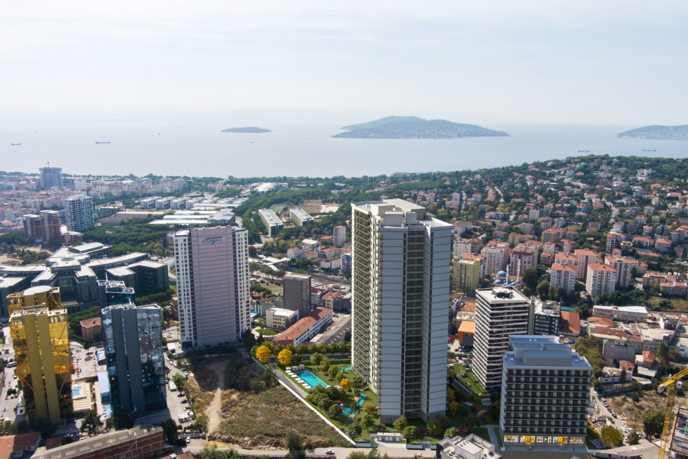 İstanbul Maltepe Deniz ve Adalar Manzaralı Modern Rezidans Projesi