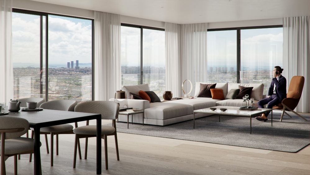 Ультра-роскошные апартаменты с прекрасным видом в Стамбуле