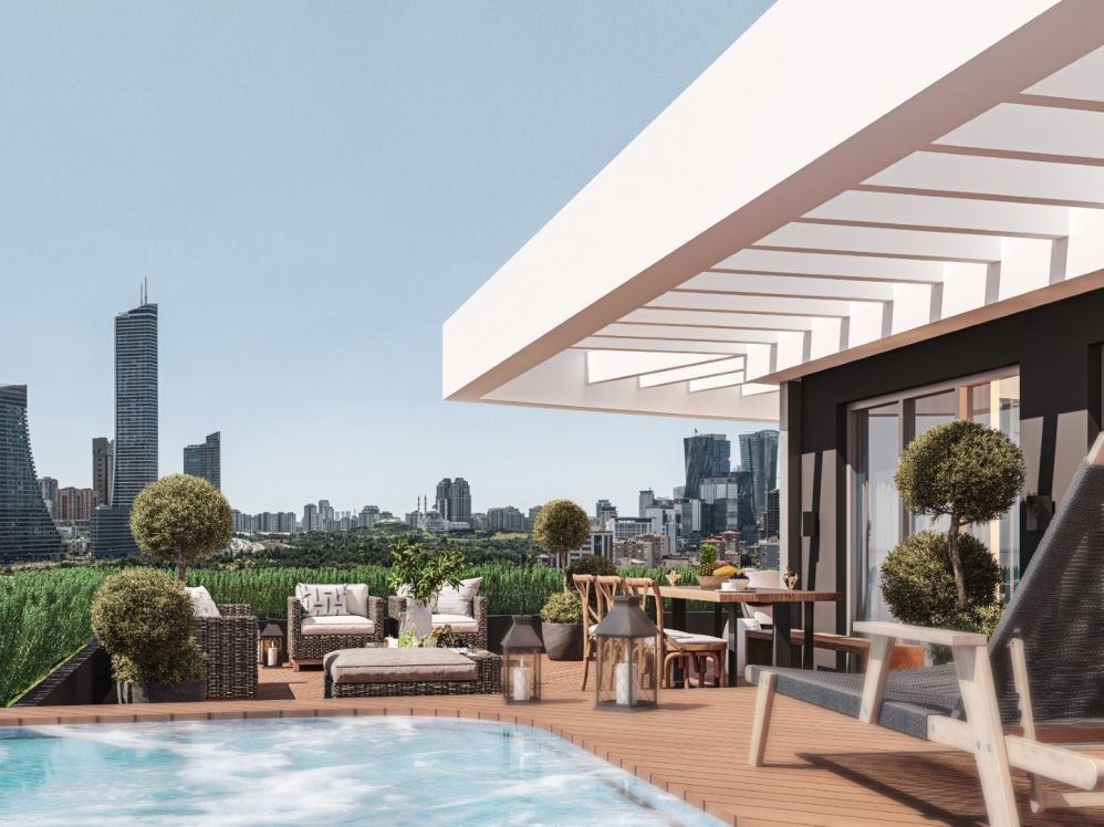 İstanbul Ataşehir Ümraniye Arasında Lüks Konut Projesi