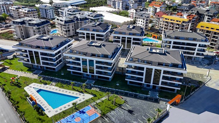 Роскошные квартиры на продажу в Аланье, район Оба | Варианты  3+1, 4+1 | Elka Homes