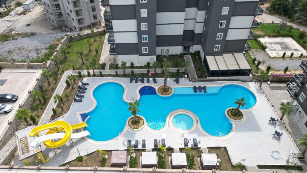 Наш ультра-роскошный 1+1 апартамент с видом на море в Авсалларе, Аланья – 55 м²