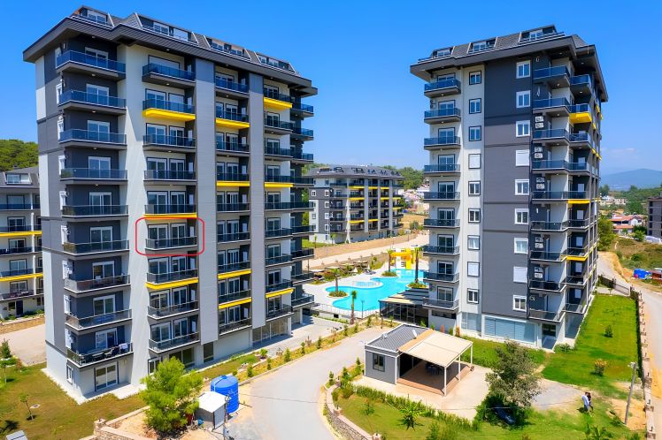 Ultra Luxury 1+1 Apartment for Sale in Avsallar, Alanya – 55 m² with Sea View