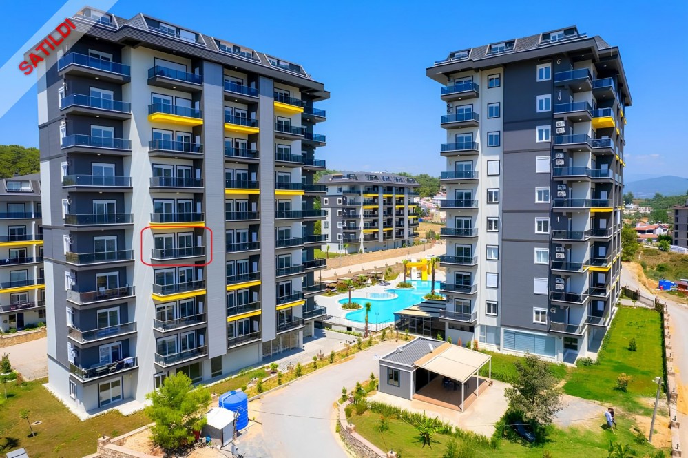 Sea View 1+1 Apartment in Avsallar – Ideal for Investment and Holiday Living