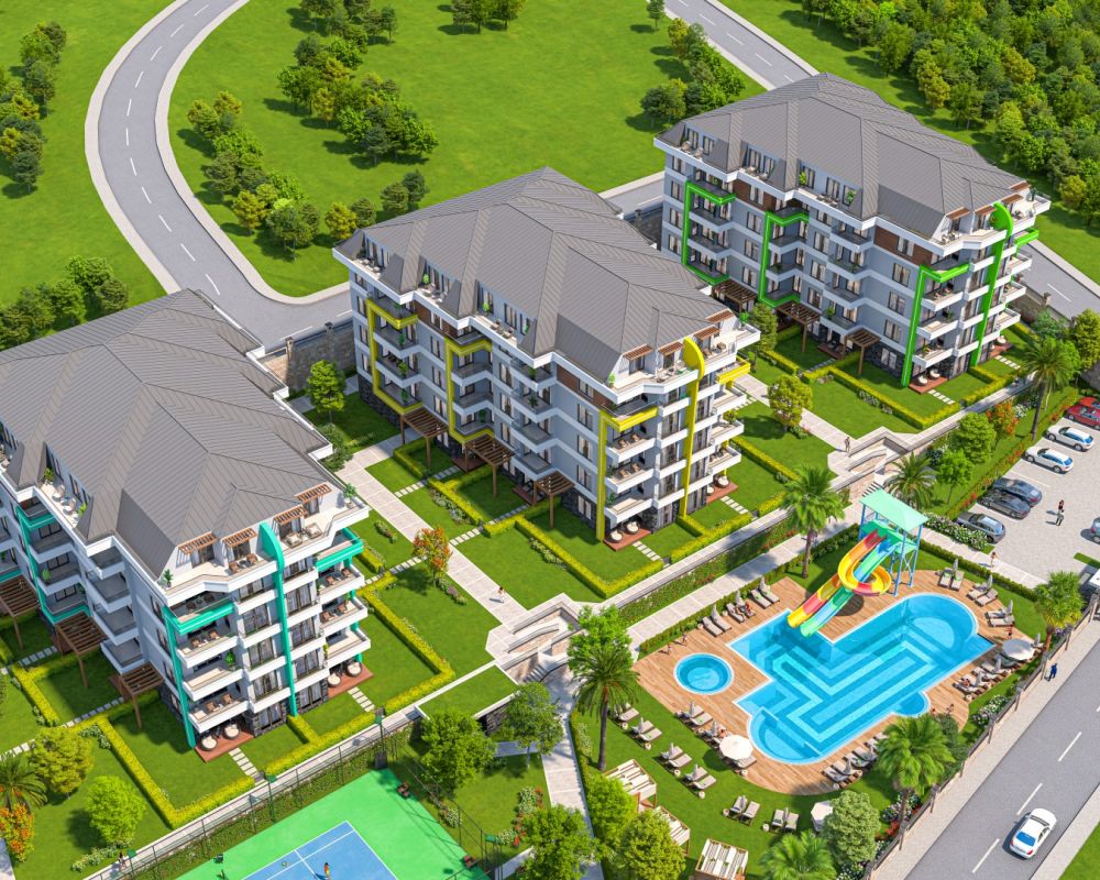 Luxury Apartments in Alanya Oba – Profitable Investment with Modern Design and High-Quality Construction