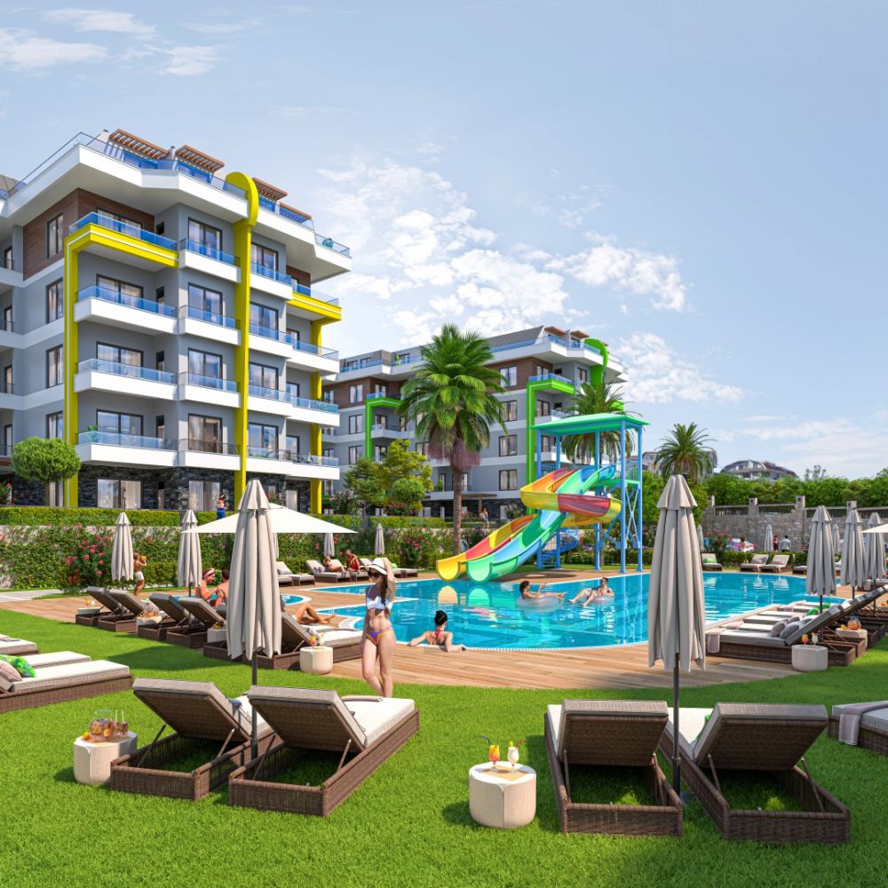 Luxury Apartments in Alanya Oba – Profitable Investment with Modern Design and High-Quality Construction