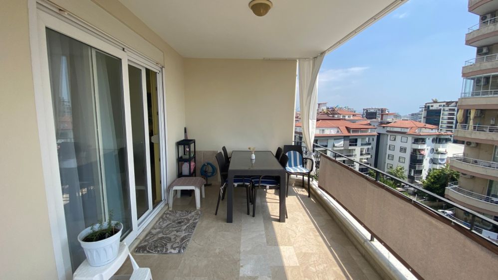 Fully Furnished 2+1 Apartment for Sale in Alanya Cikcilli – Pool & Partial Sea View