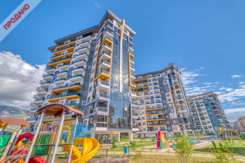 Меблированная квартира 1+1 в Махмутларе 500 м от моря