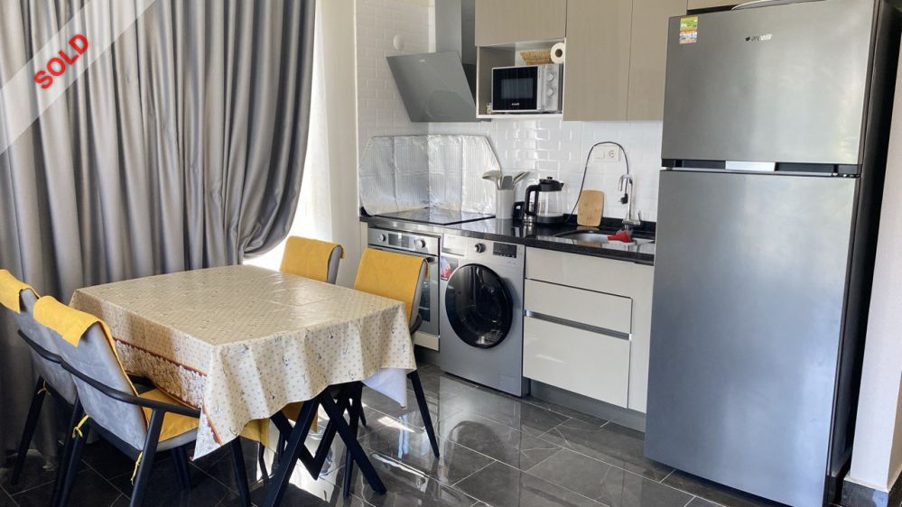 Furnished 1+1 Apartment for Sale in Mahmutlar, 500 m to the Sea