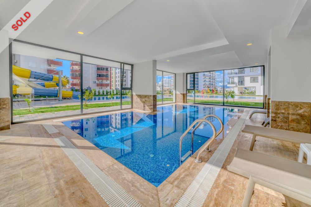 Furnished 1+1 Apartment for Sale in Mahmutlar, 500 m to the Sea