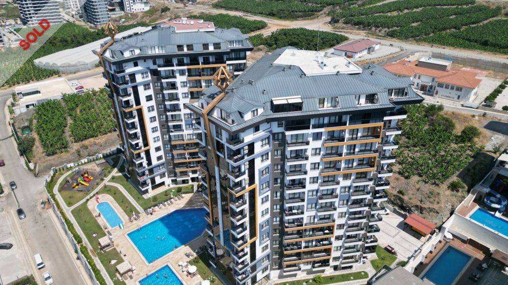 Furnished 1+1 Apartment for Sale in Mahmutlar, 500 m to the Sea