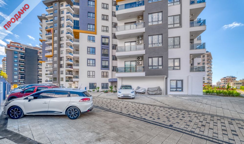 Меблированная квартира 1+1 в Махмутларе 500 м от моря