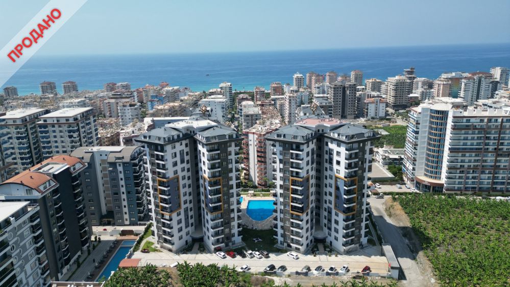 Меблированная квартира 1+1 в Махмутларе 500 м от моря