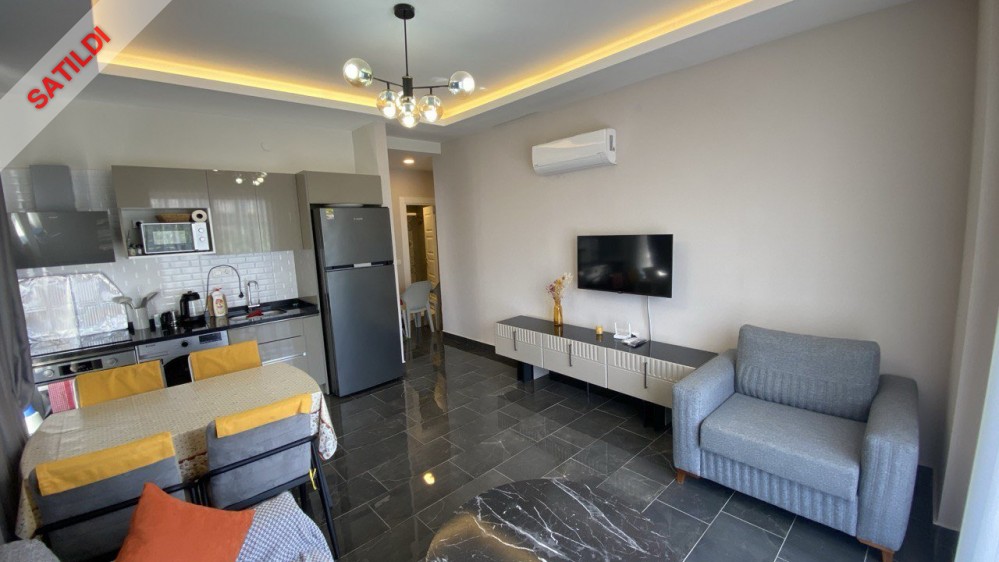 Furnished 1+1 Apartment for Sale in Mahmutlar, 500 m to the Sea