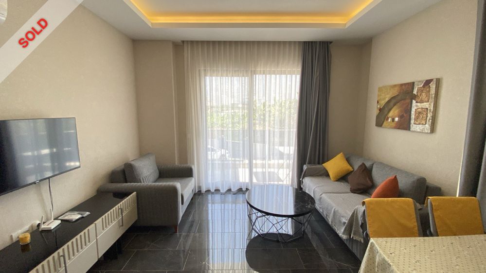 Furnished 1+1 Apartment for Sale in Mahmutlar, 500 m to the Sea