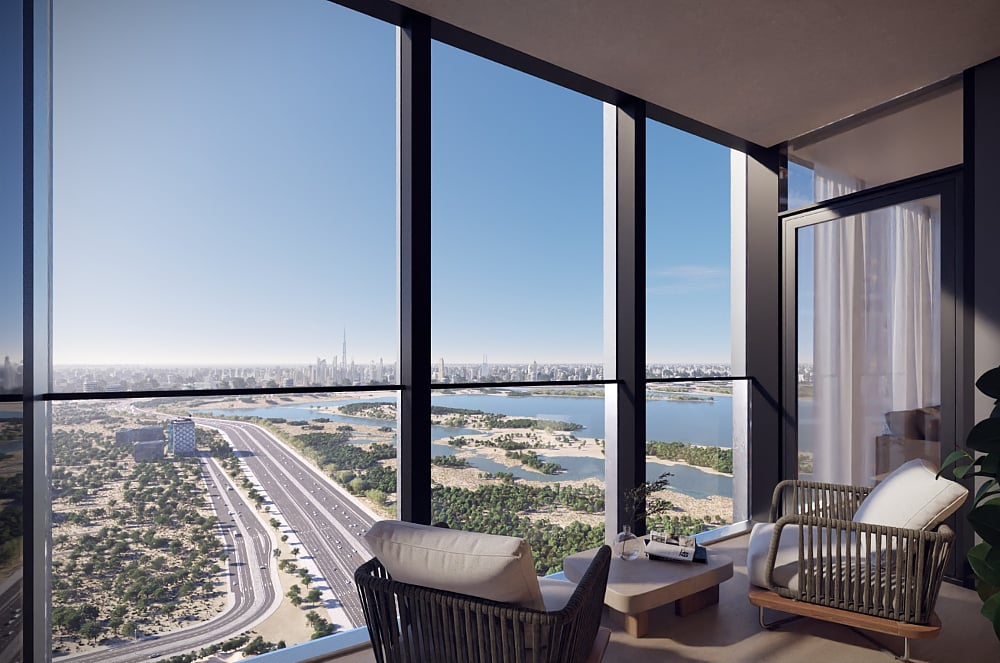 Роскошные квартиры с панорамным видом на город и возможностью рассрочки в районе Meydan, Дубай