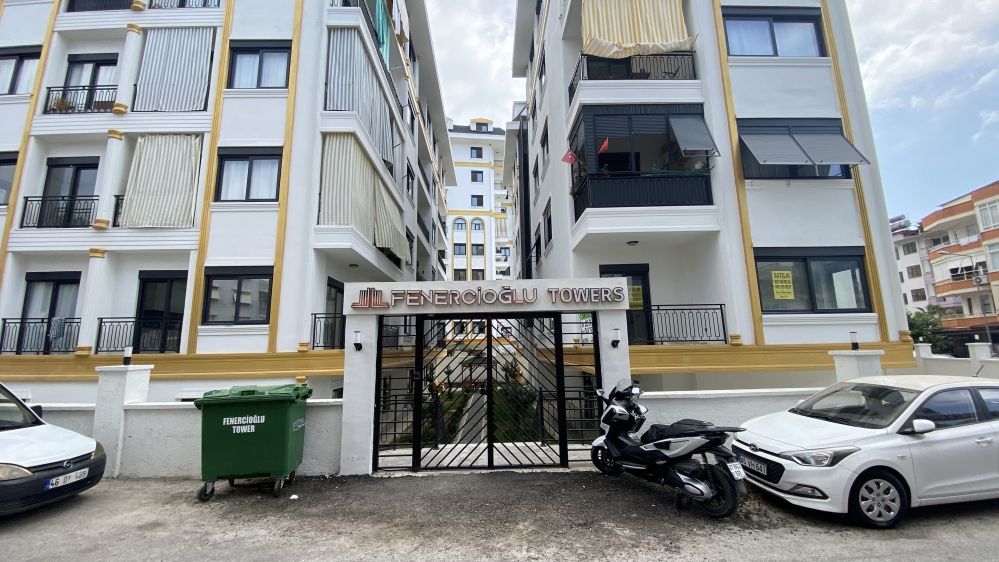 Fenercioğlu Towers 500 м до моря. 1 + 1 Полностью меблированная квартира для продажи