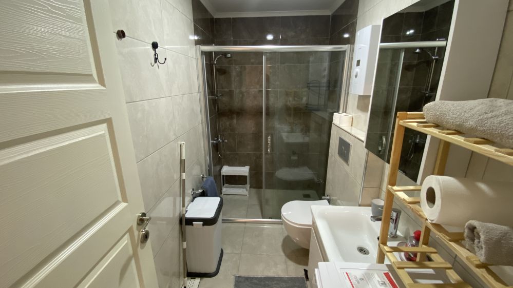 Fenercioğlu Towers 500 м до моря. 1 + 1 Полностью меблированная квартира для продажи