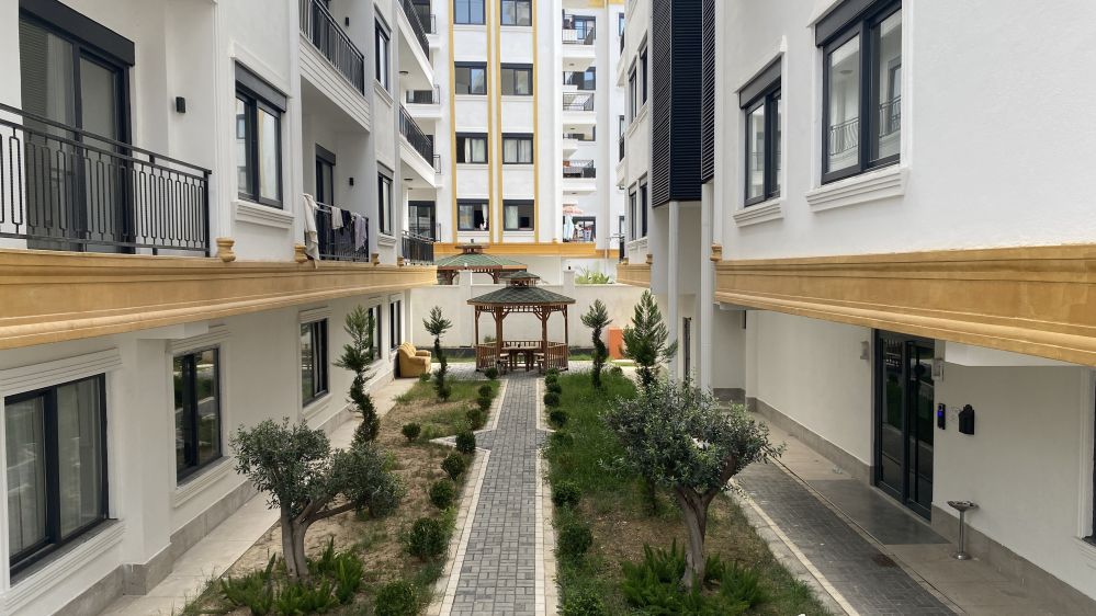 Fenercioğlu Towers 500 м до моря. 1 + 1 Полностью меблированная квартира для продажи