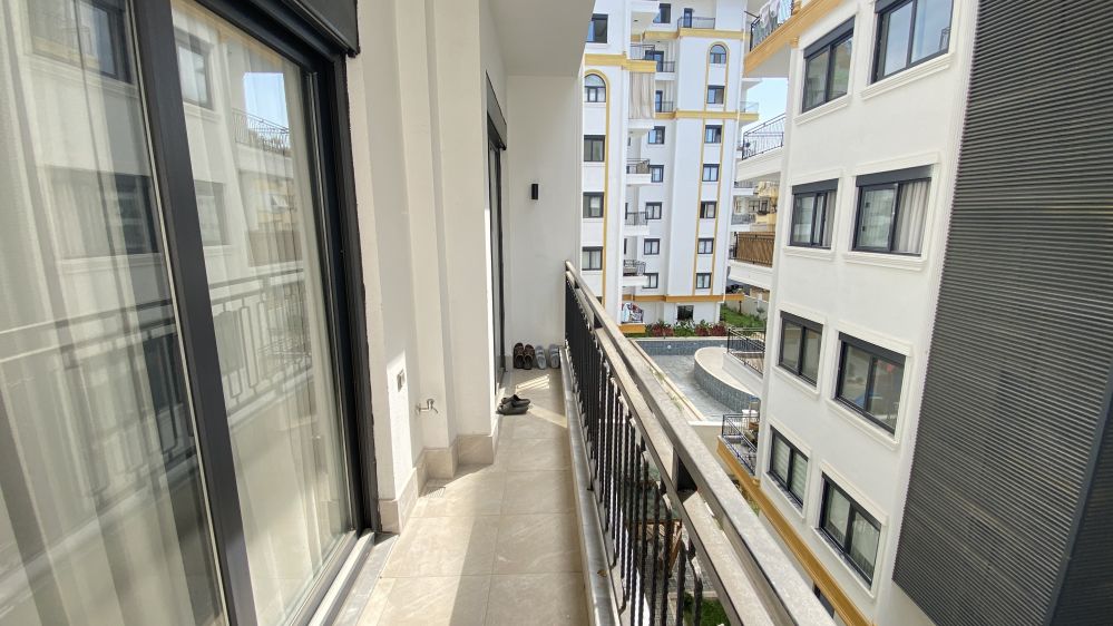 Fenercioğlu Towers 500 м до моря. 1 + 1 Полностью меблированная квартира для продажи